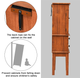 Vintage Freestanding Jewelry Cabinet product