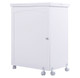 White Folding Swing Craft Table Storage Cabinet product