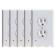 Snap-on Outlet Cover with Built-in LED Night Lights (5-Pack) product