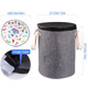 Toy Organizer and Storage Basket with Large Baby Play Mat product