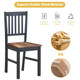 Solid Wood Black Spindle Dining Chairs (Set of 4) product