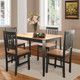 Solid Wood Black Spindle Dining Chairs (Set of 4) product