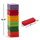 54-Piece Multicolor Tumbling Wooden Building Blocks Stacking Game product