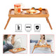 Bamboo Bed Tray Table with Folding Legs product