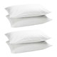 Heavyweight Zippered Waterproof Bed Bug/Dust Mite Vinyl Pillow Covers (2- or 4-Pack) product