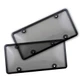 Zone Tech Black Clear License Plate Shield Combo (set Of 2) product