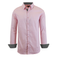 Men's Solid Color Slim-Fit Long-Sleeved Dress Shirt product