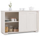 Cream Wood Sliding Door Sideboard Buffet product