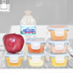 Elacra® 4-Ounce BPA-Free Glass Baby Food Locking Storage Containers (6-Pack) product