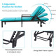 Outdoor Adjustable Rattan Chaise Lounge Chair product