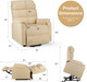 Dual Motor Power Recliner/Lift Chair with Heating/Vibrating Function product