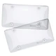 Zone Tech® Clear License Plate Cover Frame Shields (set Of 2) product