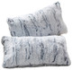 Super Soft Embossed Faux Fur Throw Pillows (Set of 2) product