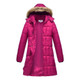 Haute Edition® Women's Mid-Length Puffer Parka Coat with Faux Fur-Lined Hood product