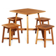 5-Piece Patio Dining Set with Solid Acacia Wood Construction product