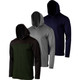 Men's Moisture-Wicking Active Athletic Pullover Hoodies (3-Pack) product