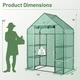 Portable Outdoor Mini Walk-in 4-Tier Greenhouse product