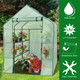 Portable Mini Walk-in Outdoor 2-Tier 8-Shelf Greenhouse product