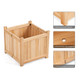 Wooden 15" Square Flower Planter Box product