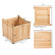 Wooden 15" Square Flower Planter Box product