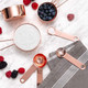 Modern 4-Piece Copper-Coated Stainless Steel Measuring Spoons product