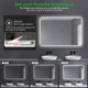 Backlit Anti-Fog 48” x 32” LED Vanity Mirror product