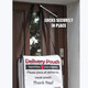 Waterproof Package Delivery Pouch with Shoulder Pad or Over-the-Door Design product