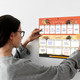 Easy Tear-off Meal & Shopping Planner with Magnetic or Wall Mount product