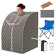 Portable Steam Sauna with Chair and Accessories product