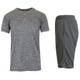 Men's Moisture-Wicking 2-Piece Short-Sleeve Tee & Mesh Shorts product