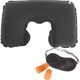 Zone Tech® Inflatable Neck Pillow Eye Mask and Earplug Set product