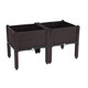 Square Plastic Planting Boxes (Set of 2) product