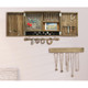 Rustic Wooden Barn Door Wall-Mounted Jewelry Box product