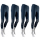90 Degree by Reflex® 22-Inch Mesh High-Waist Capri Leggings (4-Pack) product
