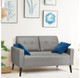 Modern Gray Upholstered 55-Inch Loveseat product