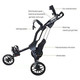 Hoveroid® Foldable 3-Wheel Golf Push Cart with V2 Aluminum Alloy product