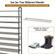 Space-Saving Metal Frame 10-Tier Shoe Organizer Rack product