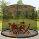 9- to 10-Foot Umbrella Table Mosquito Net Cover product