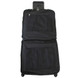 Black Wheeled Leather Garment Bag product