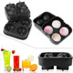 Whiskey 4-Ball Silicone Ice Mold product