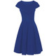 Women's Solid V-Neck Skater Dresses product