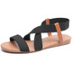Haute Edition® Women's Slip-on Elastic Ankle Flat Sandal product