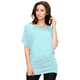 Women's Scoop Round Neckline with Kimono Sleeves Top product