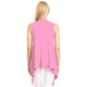 Women's Lightweight Sleeveless Solid Open-Front Drape Vest Cardigan product