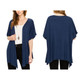 Women's Short Sleeve Open-Front Loose Kimono-Style Cardigan product