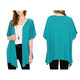 Women's Short Sleeve Open-Front Loose Kimono-Style Cardigan product