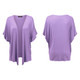 Women's Short Sleeve Open-Front Loose Kimono-Style Cardigan product