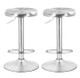 Brushed Stainless Steel Swivel Bar Stools (Set of 2) product