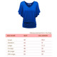 Women's Solid Short Sleeve V-Neck Dolman Top product