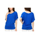 Women's Solid Short Sleeve V-Neck Dolman Top product